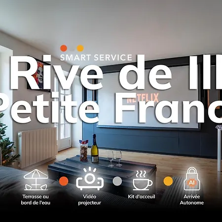 Terrasse Vue Sur Ill - Coeur Petite France 公寓 斯特拉斯堡